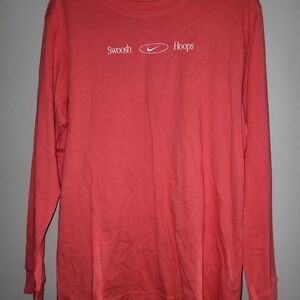 NWT Womens size small Nike Swoosh Hoops Long Sleeve Shirt